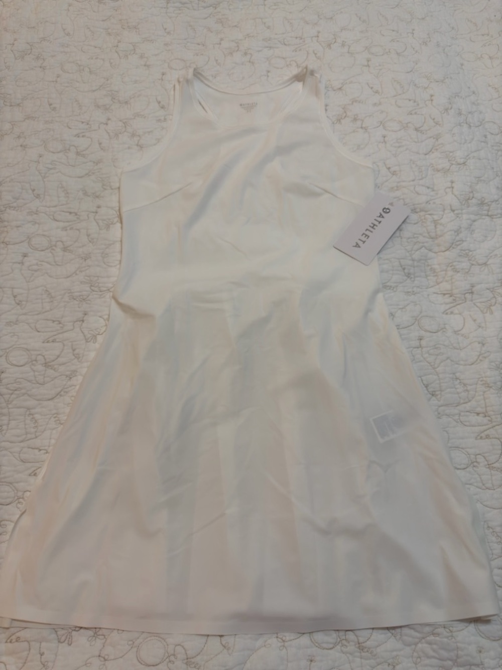 Athleta Cream Racerback Tank